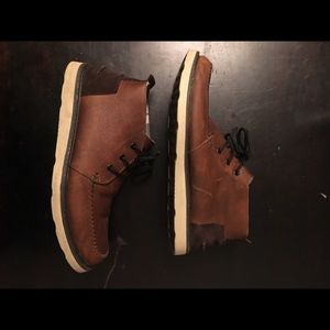 Toms Brown Leather Chukka Boots